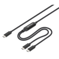 Slika proizvoda Manhattan Dual USB-C Charging Cable 100 W, 2 m 355810