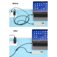 Slika Manhattan Dual USB-C Charging Cable 100 W, 2 m 355810