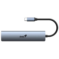 Slika Genius UH-545 5-in-1 USB 3.0 Iron Grey Hub srebrni