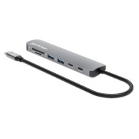 Slika Manhattan USB-C PD 7-in-1 HDMI 4K Docking Station/Multiport Hub