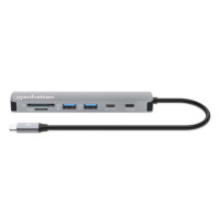 Slika Manhattan USB-C PD 7-in-1 HDMI 4K Docking Station/Multiport Hub