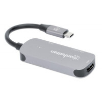 Slika Manhattan USB-C to HDMI (4K@30Hz) 3-in-1 Docking with Power 130707