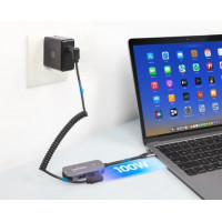 Slika Manhattan USB-C to HDMI (4K@30Hz) 3-in-1 Docking with Power 130707