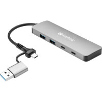 Slika proizvoda Sandberg 136-64 USB-C/A to 2xUSB-A+2xUSB-C Hub