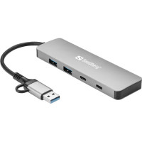 Slika Sandberg 136-64 USB-C/A to 2xUSB-A+2xUSB-C Hub