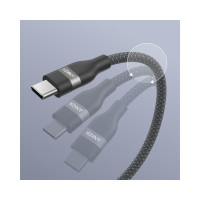 Slika ANKER USB tip-C kabl M/M 1.8m, 240W/480Mbps, pleteni, crni