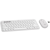 Slika Logitech Pebble2 Wireless Combo US tastatura + mis bela