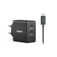 Slika Lenovo Dual USB-C 65W GaN punjac crni