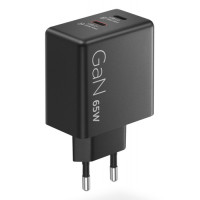 Slika Lenovo Dual USB-C 65W GaN punjac crni