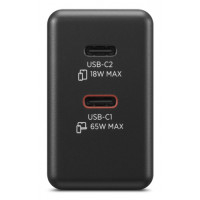 Slika Lenovo Dual USB-C 65W GaN punjac crni