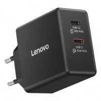 Slika Lenovo Dual USB-C 65W GaN punjac crni