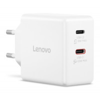 Slika Lenovo Dual USB-C 65W GaN punjac beli