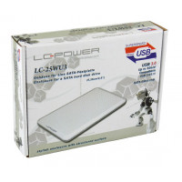 Slika LC Power Pro-25WU3 SATA USB 3.0 White 2.5"